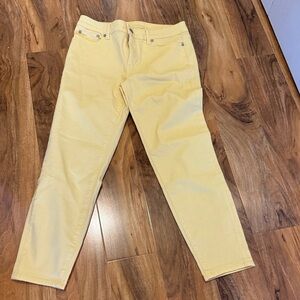 Talbots Yellow Ankle Pants